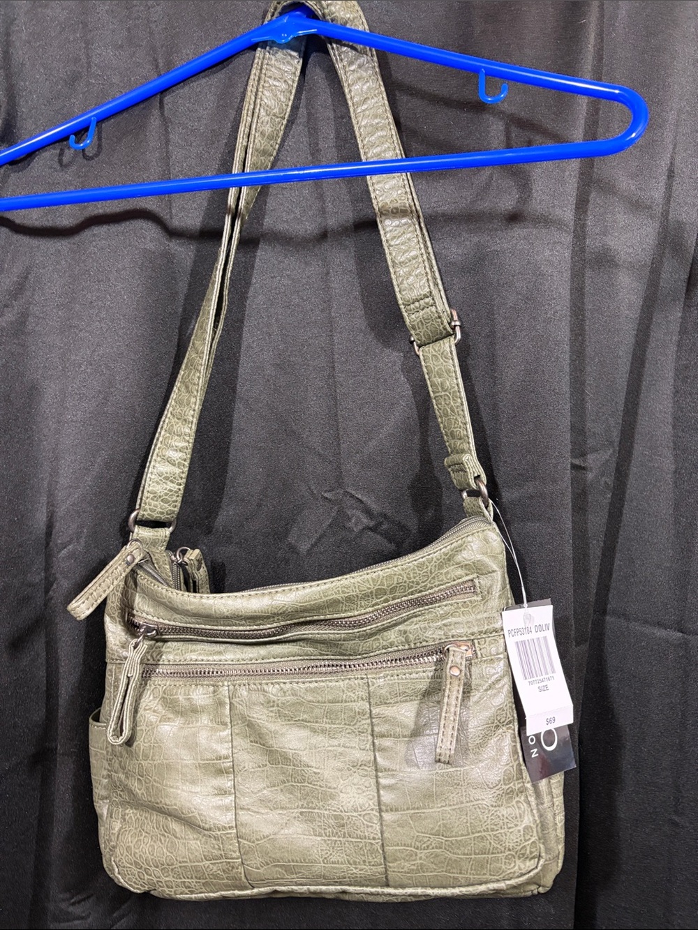 Bueno Olive Green Crossbody Bag